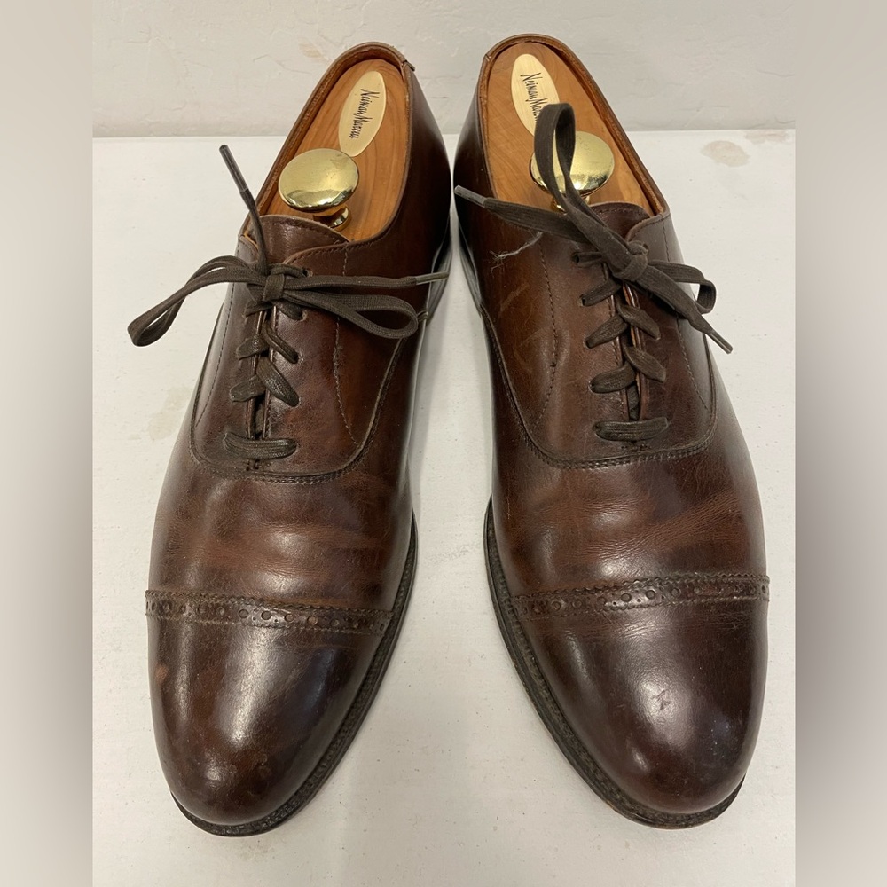 Polo Ralph Lauren x Crockett & Jones Made in England Vintage Cap Toe Oxford SZ 9
